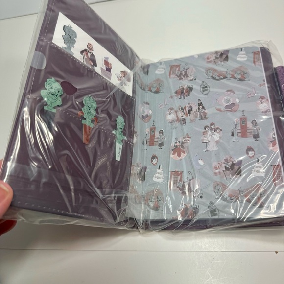 NWT. Disney Haunted Mansion Journal with Pen, Stickers, Page Markers. - Picture 3 of 10
